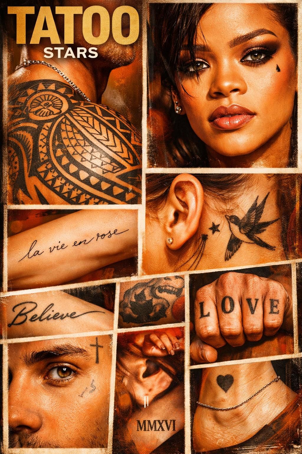 découvrez la vérité derrière les tatouages célèbres des stars et explorez la signification profonde de leurs choix d’encre.