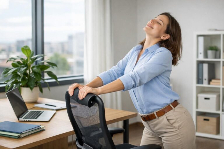Mal de dos au bureau : cet exercice de 10 secondes qui peut vraiment vous sauver la vie