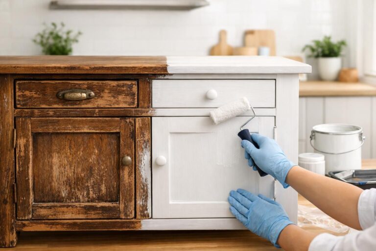 Meuble de cuisine : ne jetez rien, voici comment le repeindre sans poncer