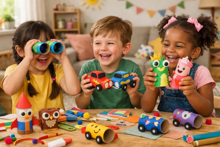 Ne jetez plus vos rouleaux de papier toilette : une idée géniale pour amuser vos enfants