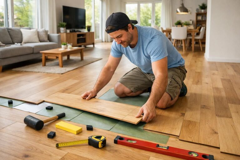 Pose de parquet : comment installer votre sol dans toute la maison en une journée sans engager un professionnel