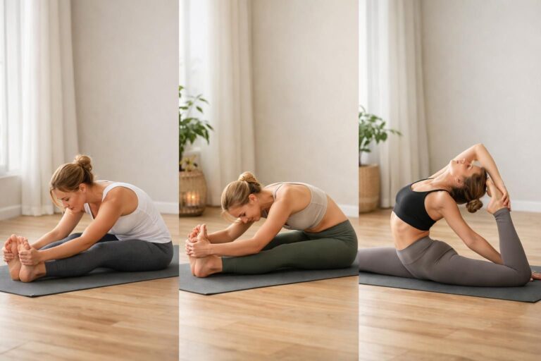 Raide comme un piquet ? 3 postures de yoga simples pour devenir ultra souple en 1 mois
