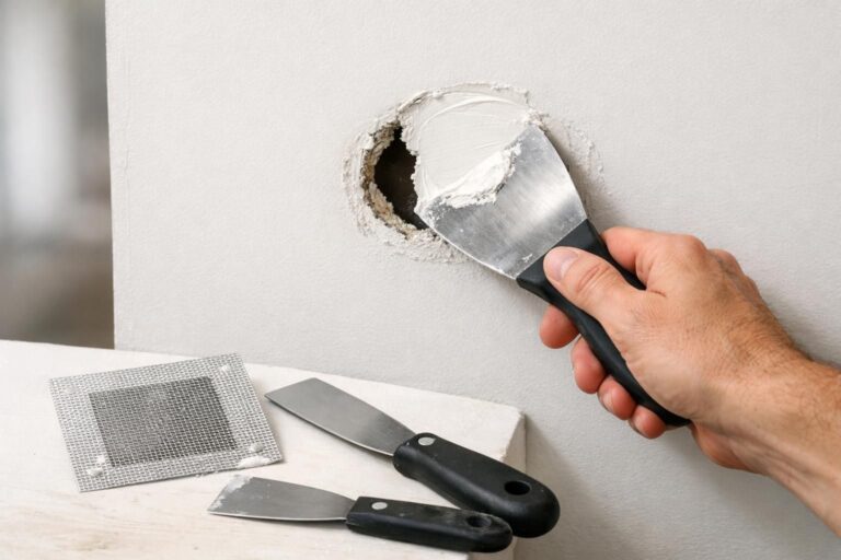 Trou dans le placo ? découvrez l&rsquo;astuce géniale pour réparer en 5 minutes comme un pro