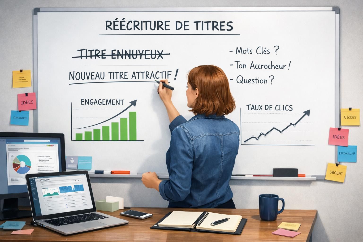découvrez 90 titres réécrits avec une approche haute performance pour maximiser vos clics et augmenter votre visibilité en ligne.